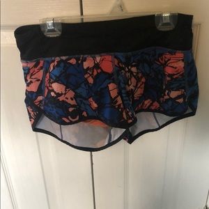 Lululemon speed up shorts size 2